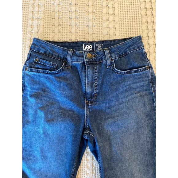 Lee Blue Capris Classic Denim Style - Picture 2 of 12